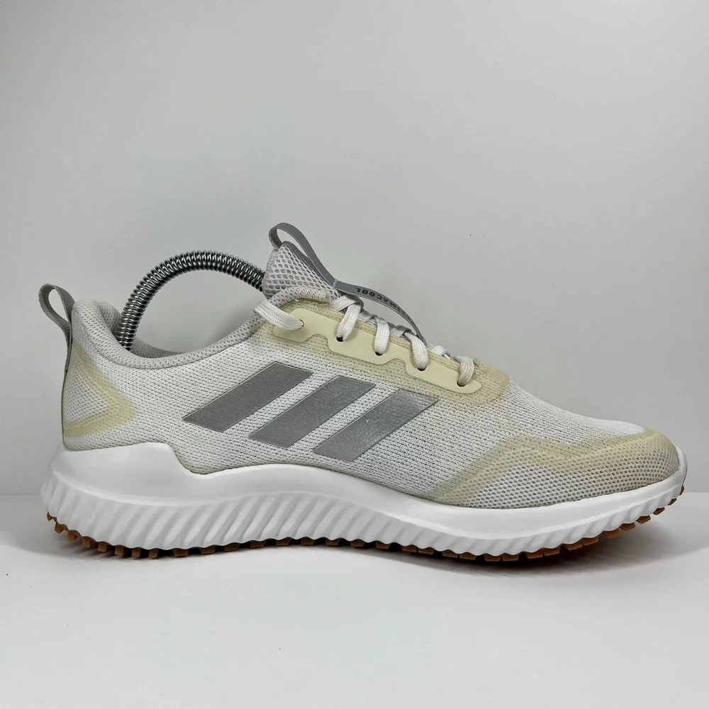 Adidas Edge Runner Shoes Men's Size 8 Climacool Athleisure White Cream Gum Soles